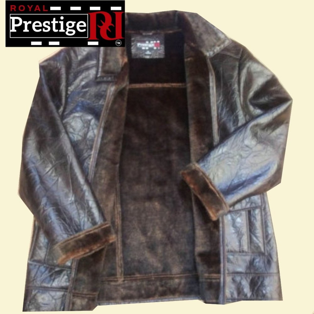 BROWN LEATHER JACKET